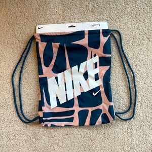 Nike Drawstring Bag NEW Pink Blue Gym Sack Backpack Tote Sporty Casual Adult Kid